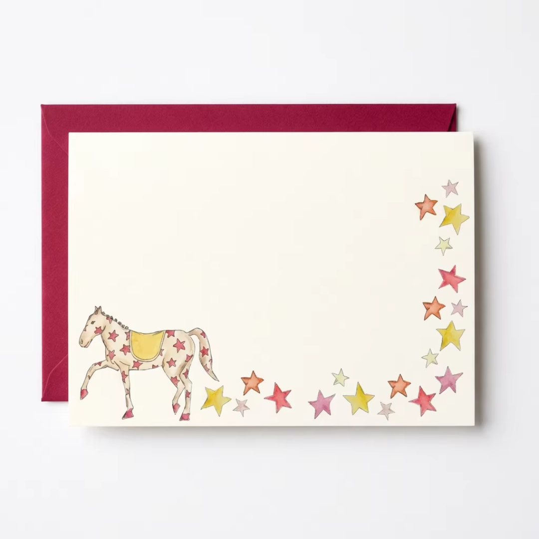 The lunar horse notecard set