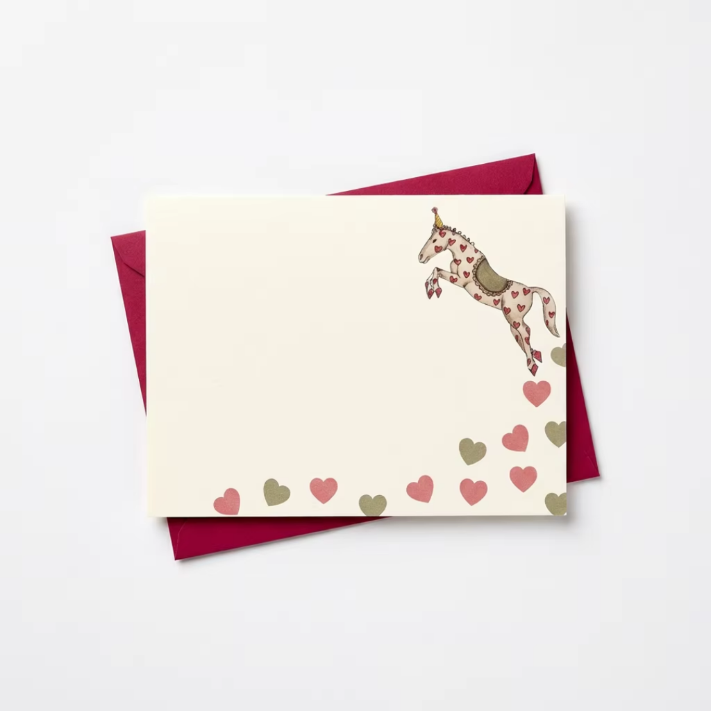 The lunar horse notecard set