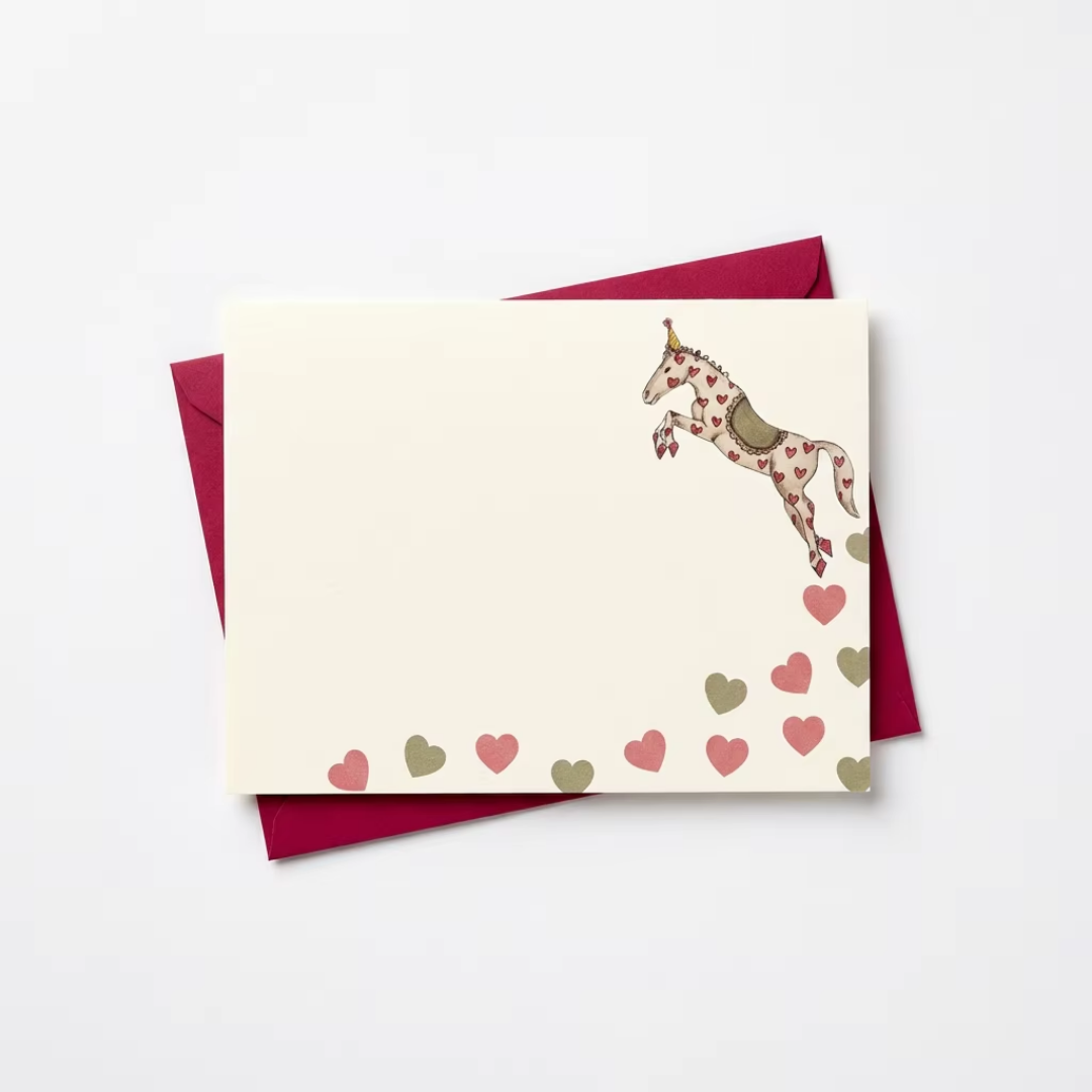 The lunar horse notecard set