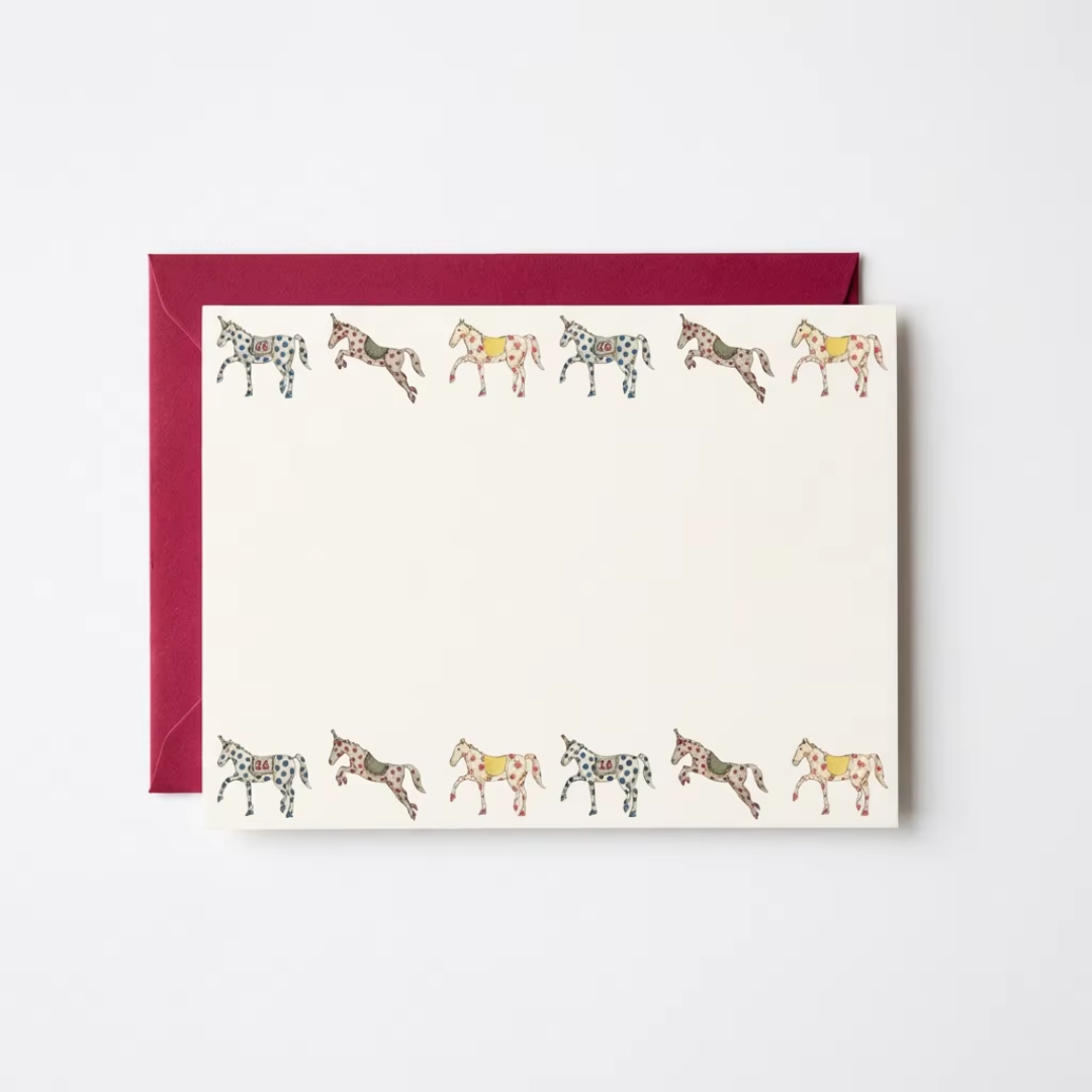 The lunar horse notecard set